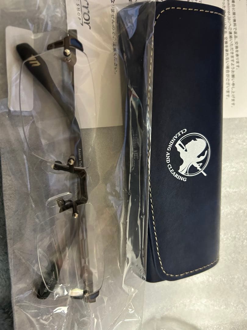 本体とケースのみ　執事眼鏡 ブルアカ 飛鳥馬トキ　モデル メガネ