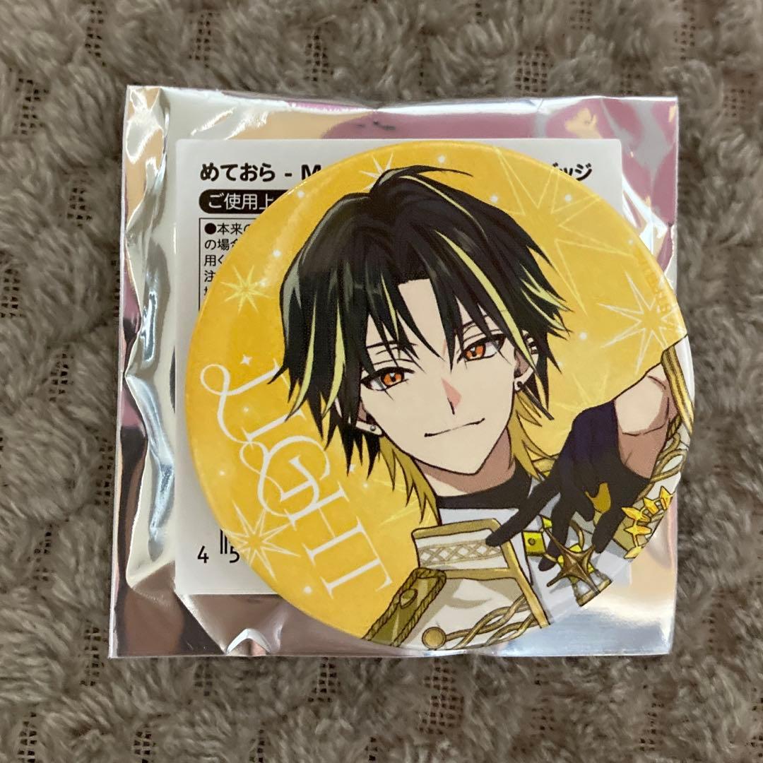 めておら Anniversary 一周年 缶バッジ サイン入り 明雷らいと