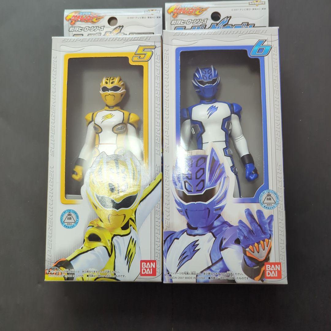 未開封.未使用】ゲキレンジャー ソフビセット