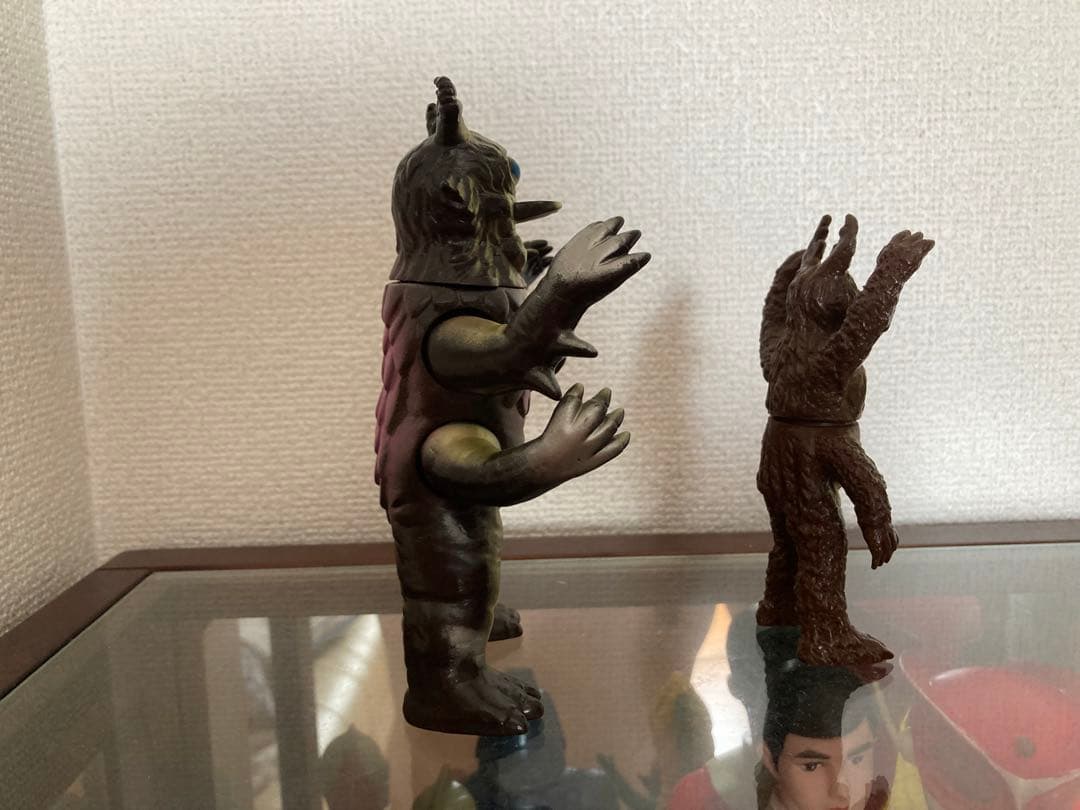 昭和　ソフビ怪獣　メガロマン　ゴラン　2匹セット　当時物