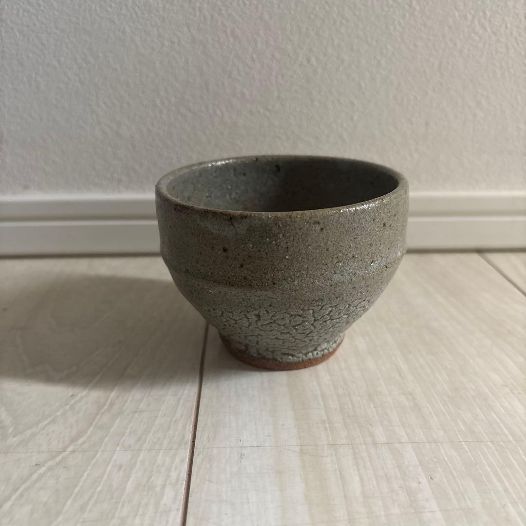 濱田庄司　胴紐茶碗 竹節高台③