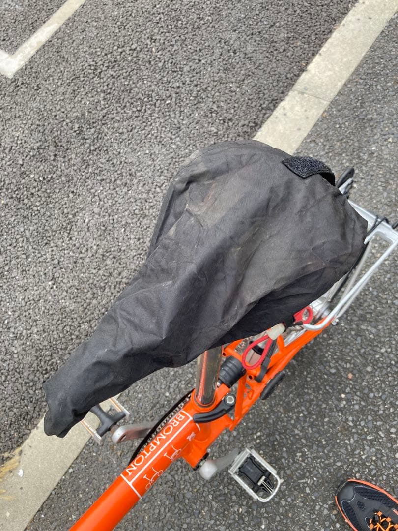 ブロンプトン 2014年モデル 折り畳み自転車 ミニベロM6R オレンジ