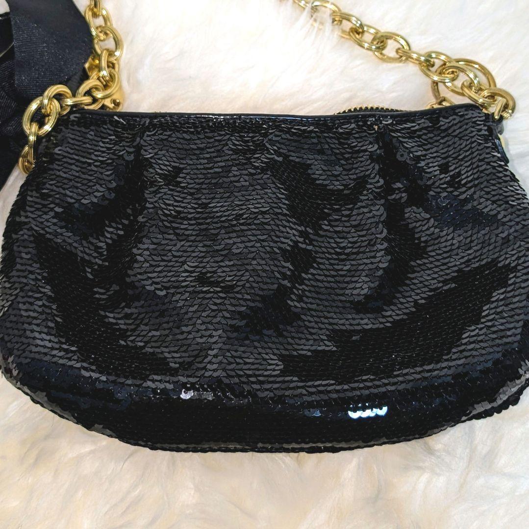 極美品✨COACH コーチ パーティーバッグ スパンコール アクセサリーポーチ