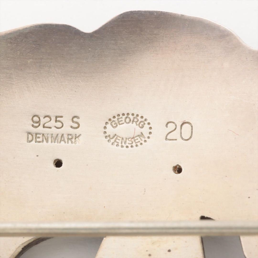 ジョージジェンセン ブローチ 925 16.6g 20 リーフ シルバー 銀