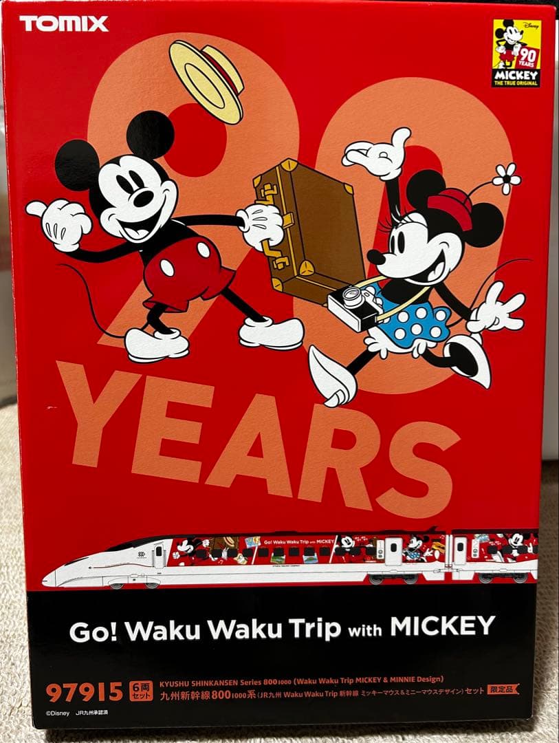TOMIX 97915 九州新幹線800 ミッキーマウス＆ミニーマウス限定品