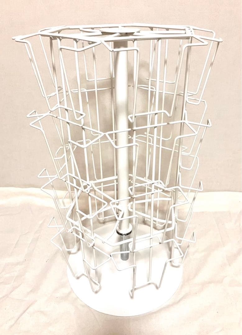 卓上ポストカード回転ラック 4段6面 店舗用什器 - メルカリ