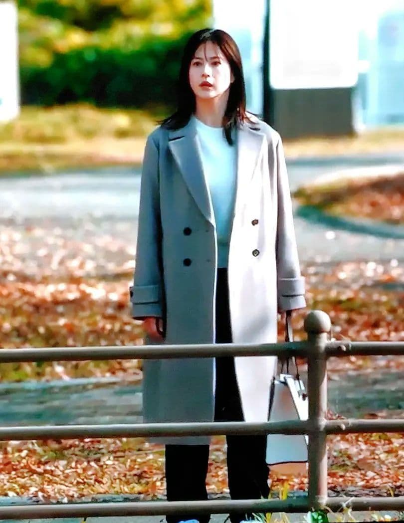 新品☆わたしの宝物 松本若菜 コート ウール混ロングダブルコート タグ