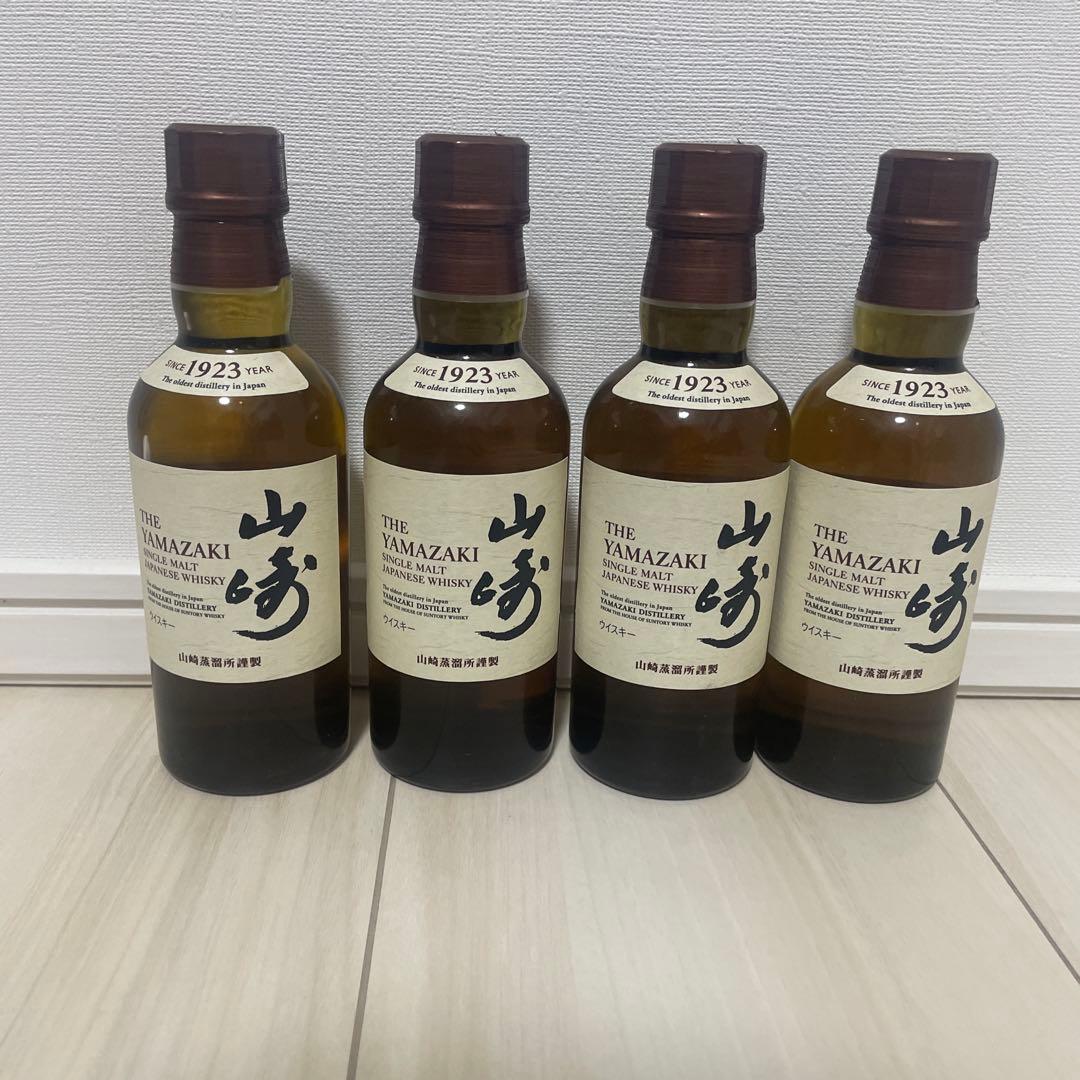 Amazon.co.jp: サントリー シングルモルト 山崎 180ml（4本セット