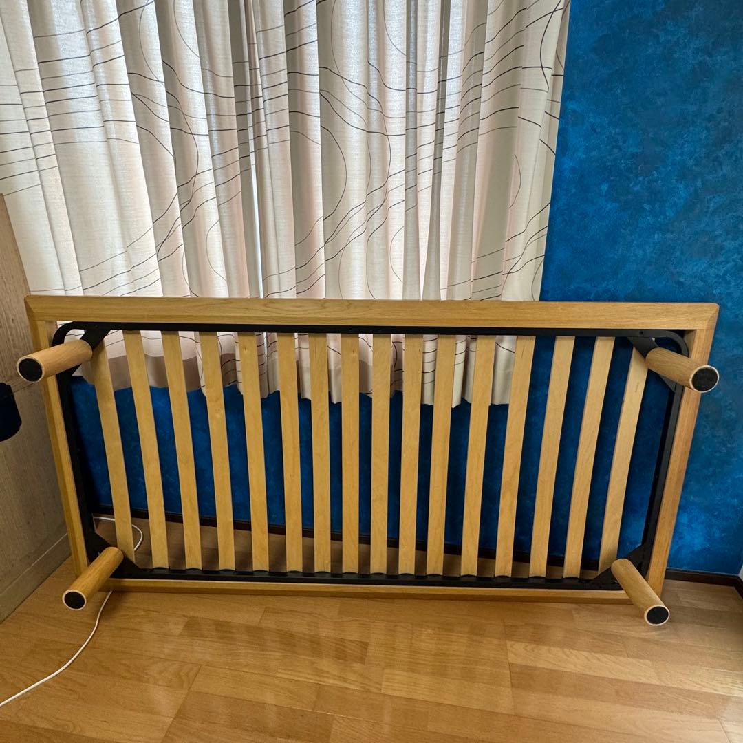 s*︎様 無印良品 ベッドフレーム・シングル・オーク材 脚のみ取り外し可能 MU