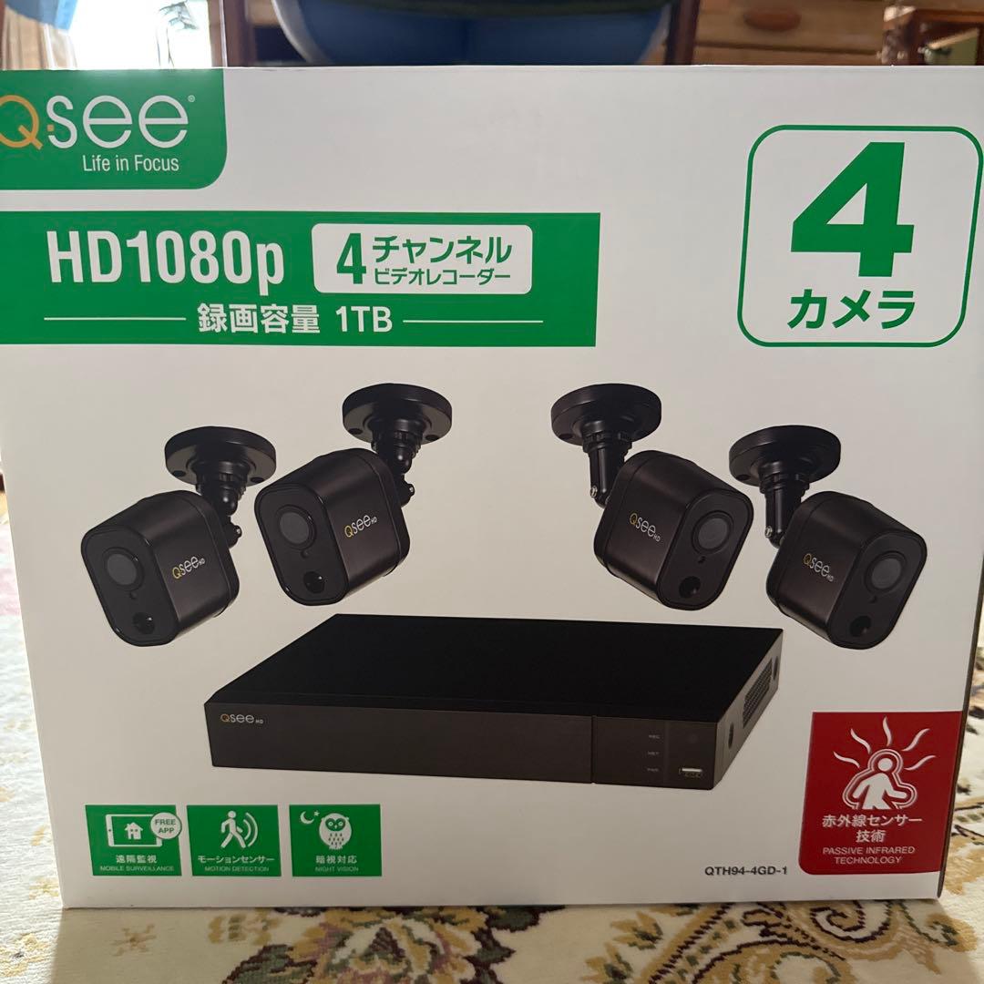 【未使用品・開封済】Q-See 防犯カメラ(QTH94-4GD-1) 未使用品・開封済】Q-See 防犯カメラ(QTH94-4GD-1) 未使用品・開封済