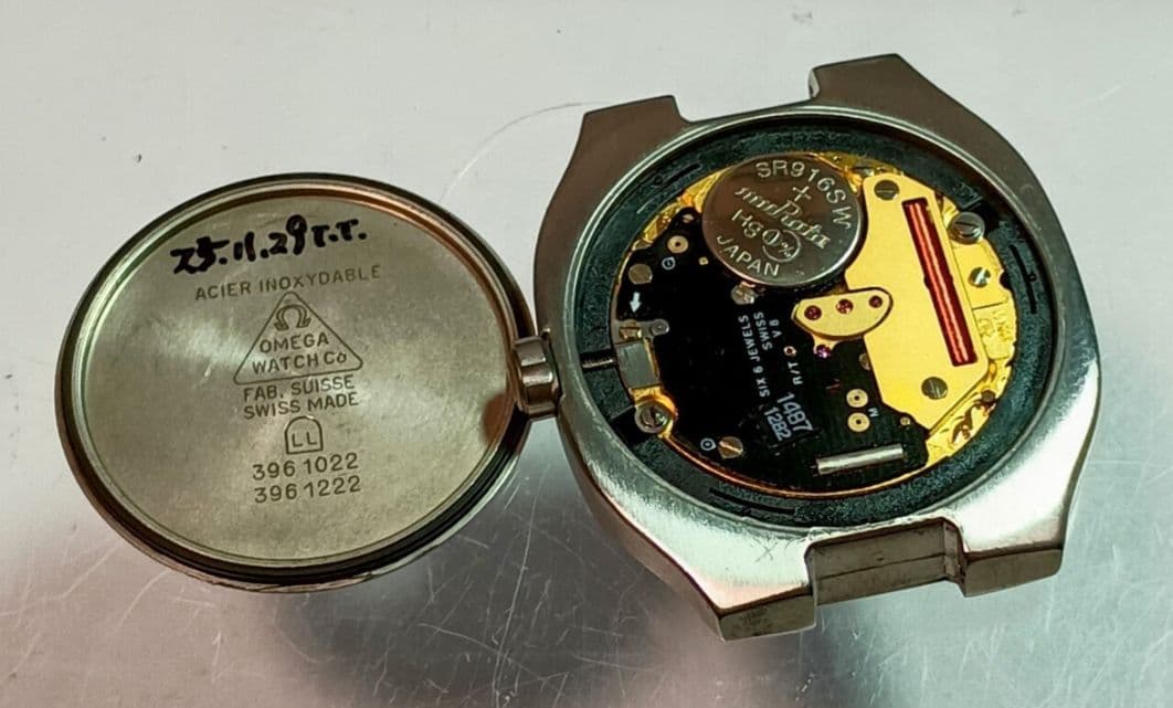 月*花様 オメガ シーマスター ポラリス　メンズ　電池交換済　稼働　ムーブメント