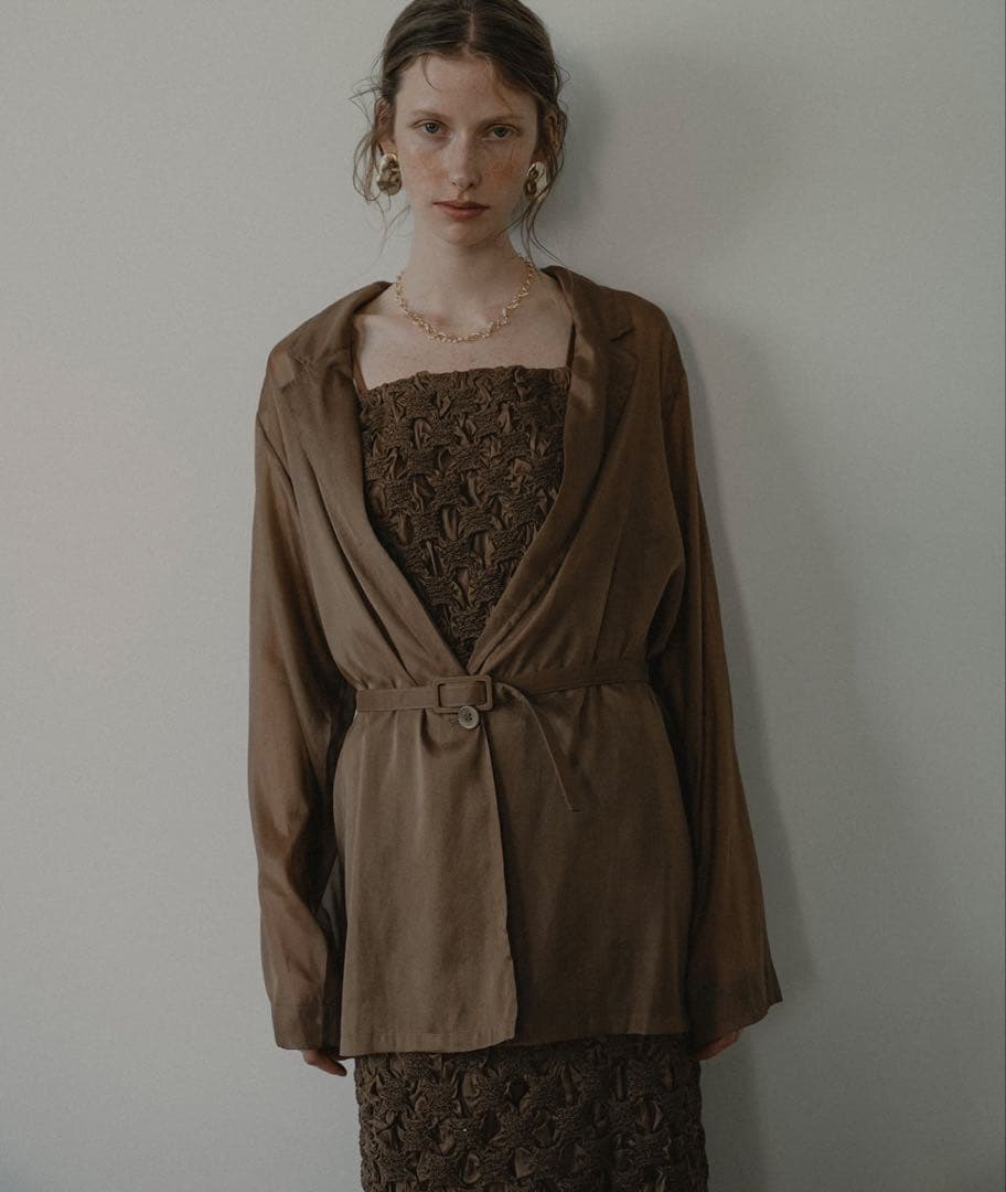 et.UNiVER キャメル　セットアップ　ドレス　Sサイズ