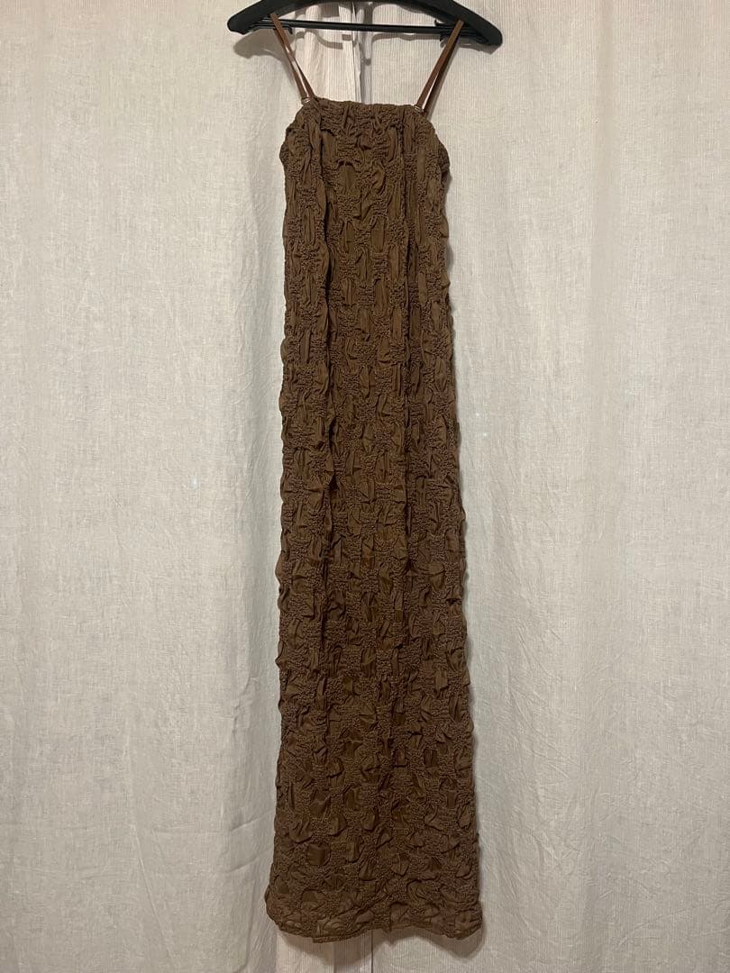 et.UNiVER キャメル　セットアップ　ドレス　Sサイズ