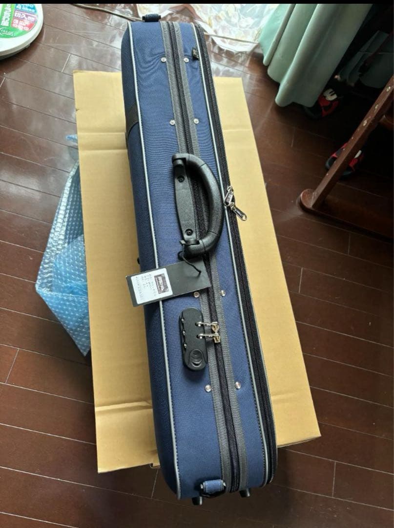 PM900新品軽量 ハイクォリティバイオリンケース　赤、紺選択可