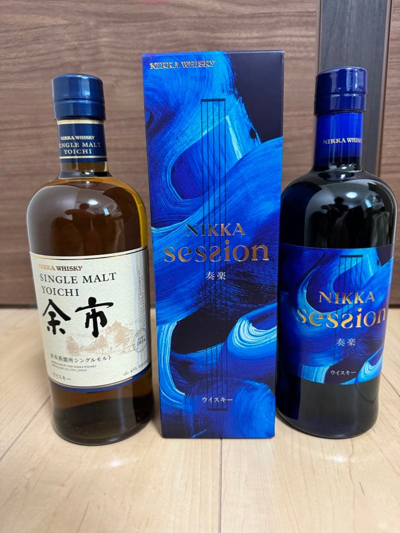 NIKKA セッション & 余市 シングルモルト 700ml 2本セット