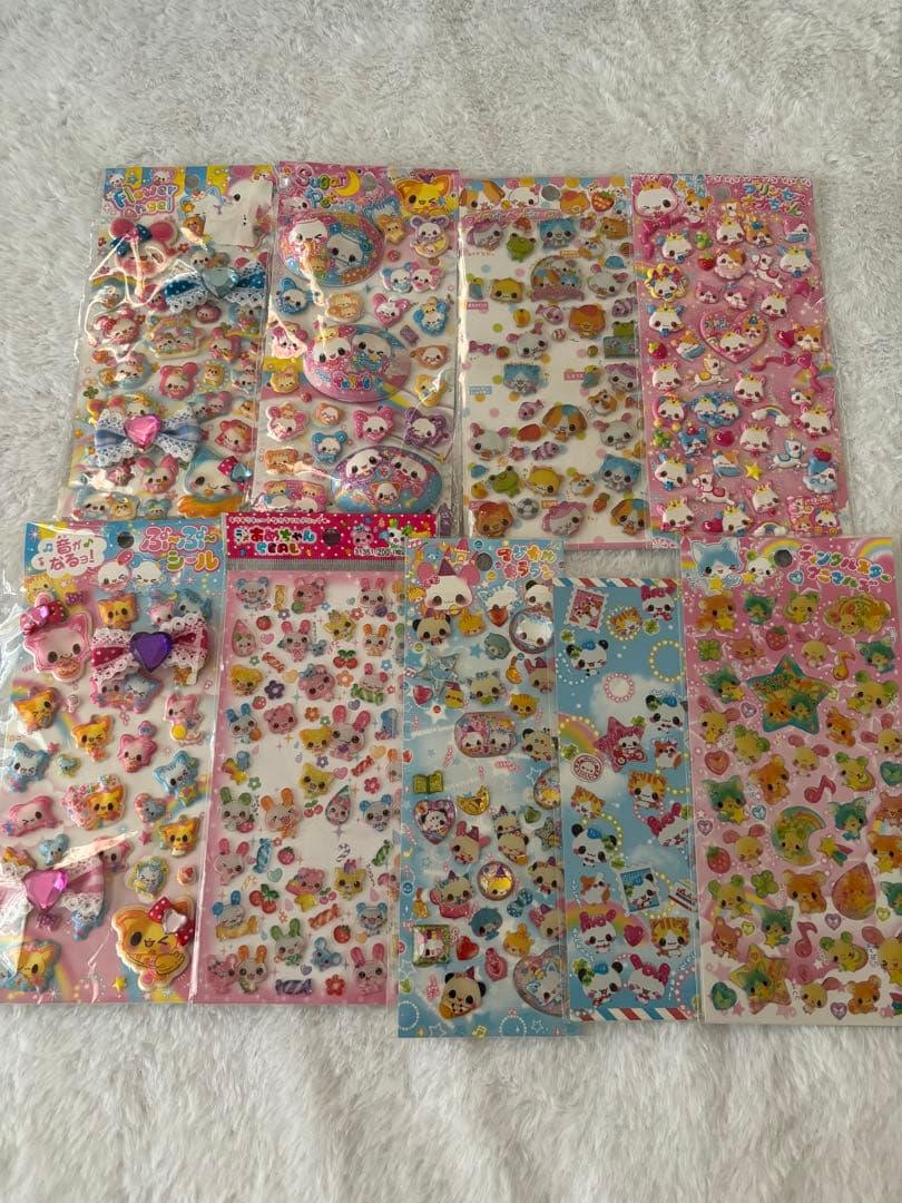 平成シール 平成レトロ 平成女児 シール キャラクター 当時物