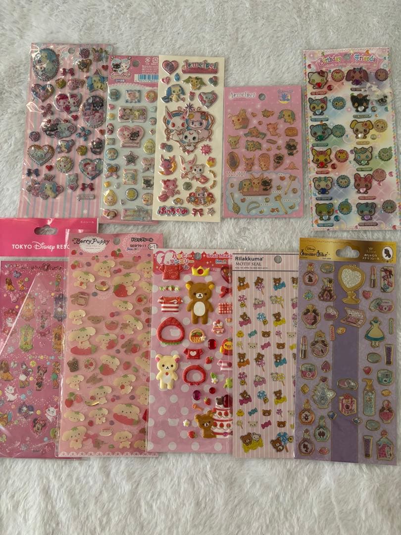 平成シール 平成レトロ 平成女児 シール キャラクター 当時物