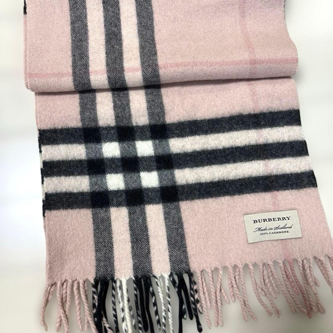 BURBERRY【近年モデル】カシミヤ100%マフラー｜Burberry Londonノバ