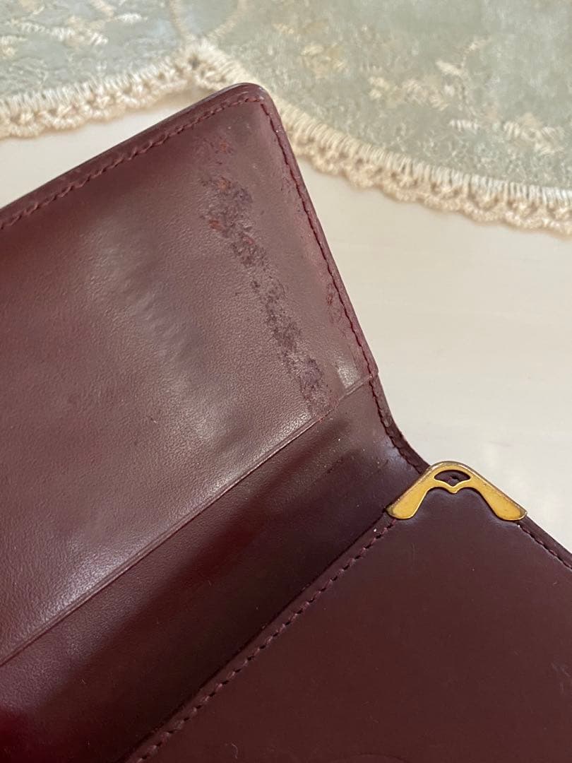 カルティエ 6連 キーケース 付属品完品 ボルドー ワインレッド レザー
