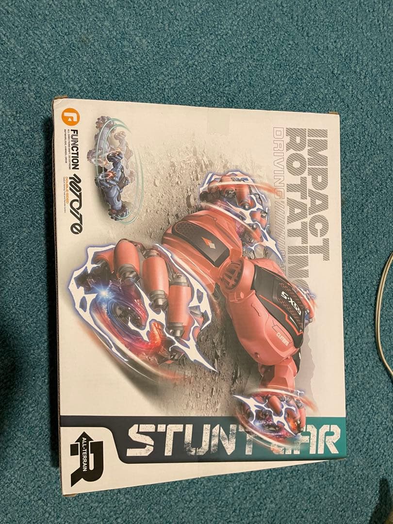 XBAOTEC スタントカー オレンジと青　IMPACT ROTATING