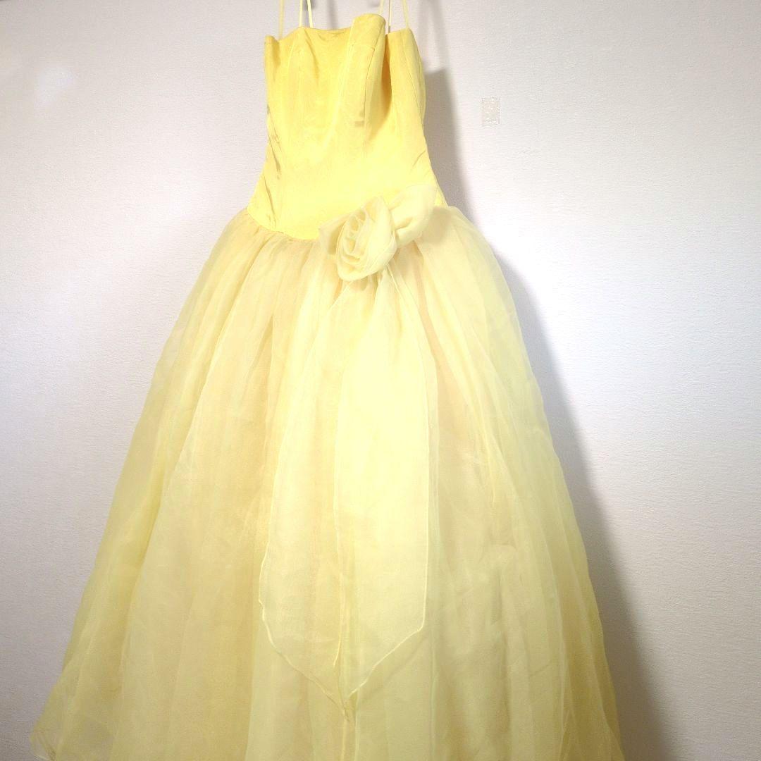 【Dress Block】カラードレス イエロー 9号ステージ衣装 ウエディング