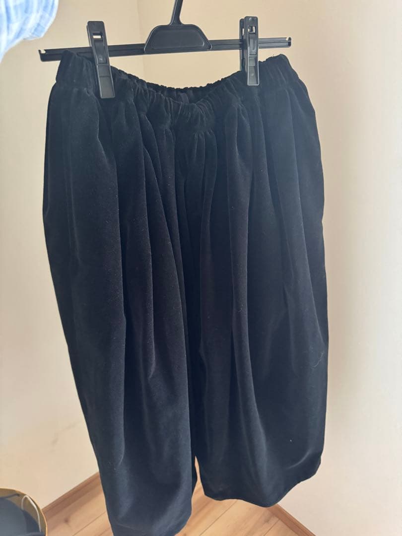COMME des GARÇONS ブラック サルエルパンツ XSサイズ