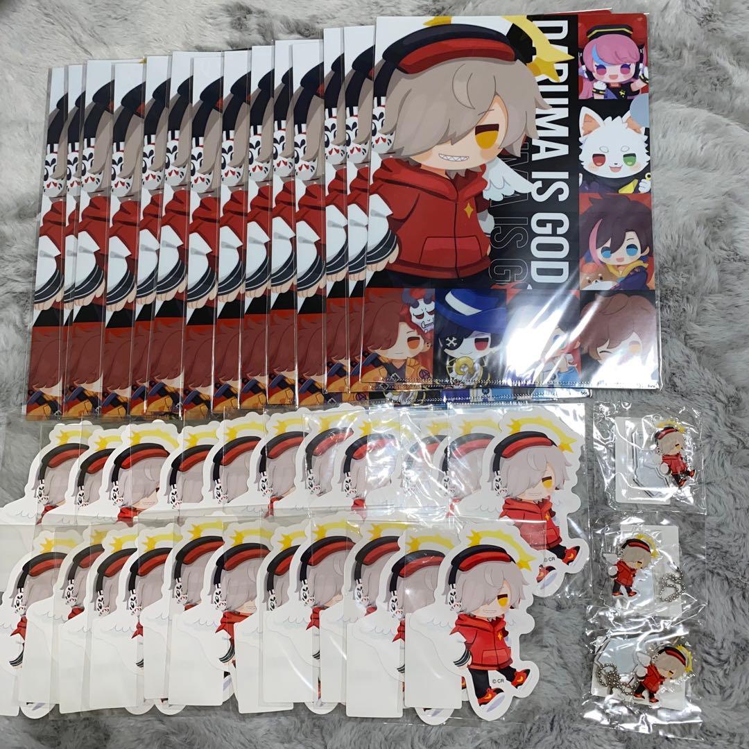 だるまいずごっど クリアファイル ステッカー CR DMMスクラッチくじ だるまいずごっど クリアファイル ステッカー CR DMMスクラッチくじ