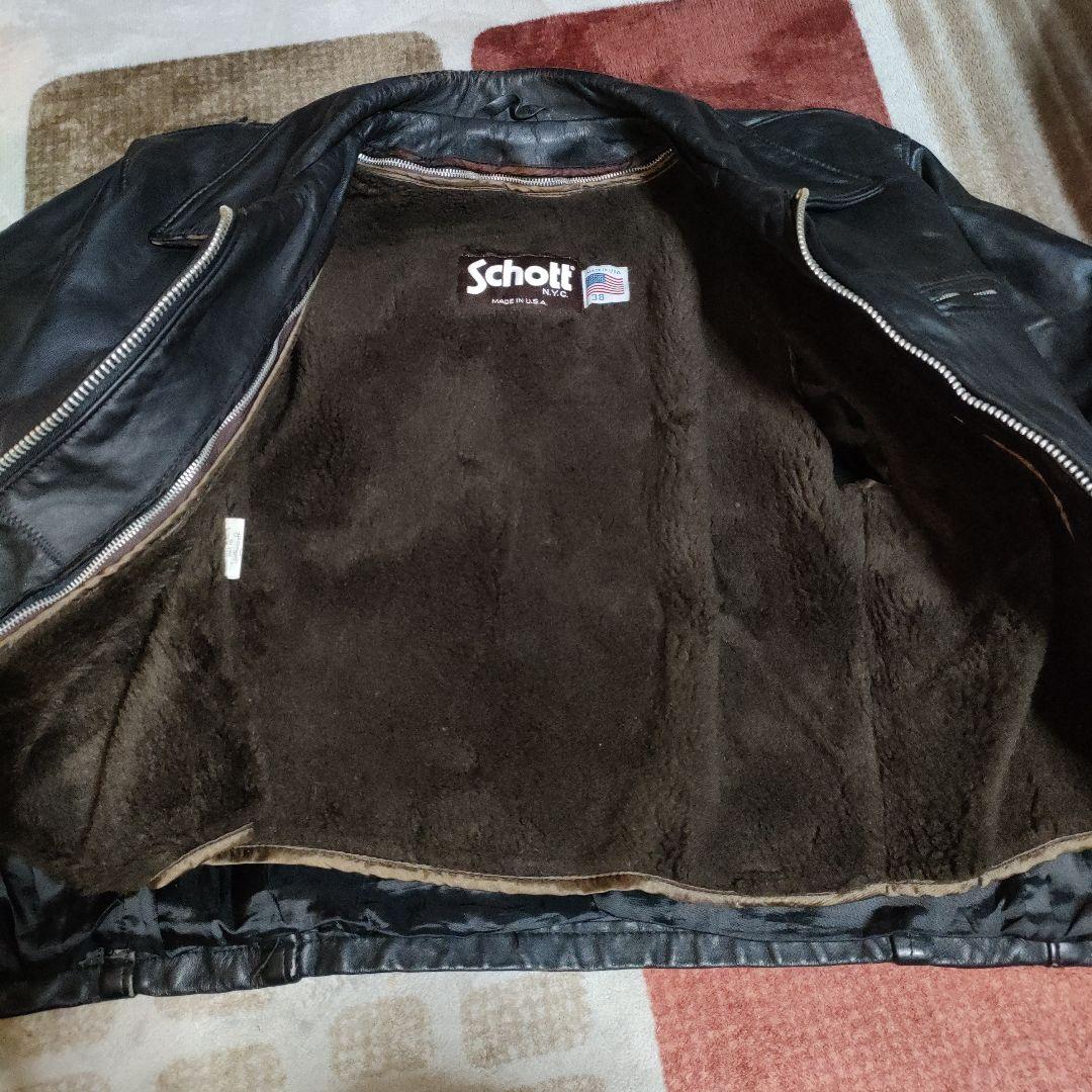 Schott サイズ38用 インナーボアライナー ブラウン184SM 交換も可