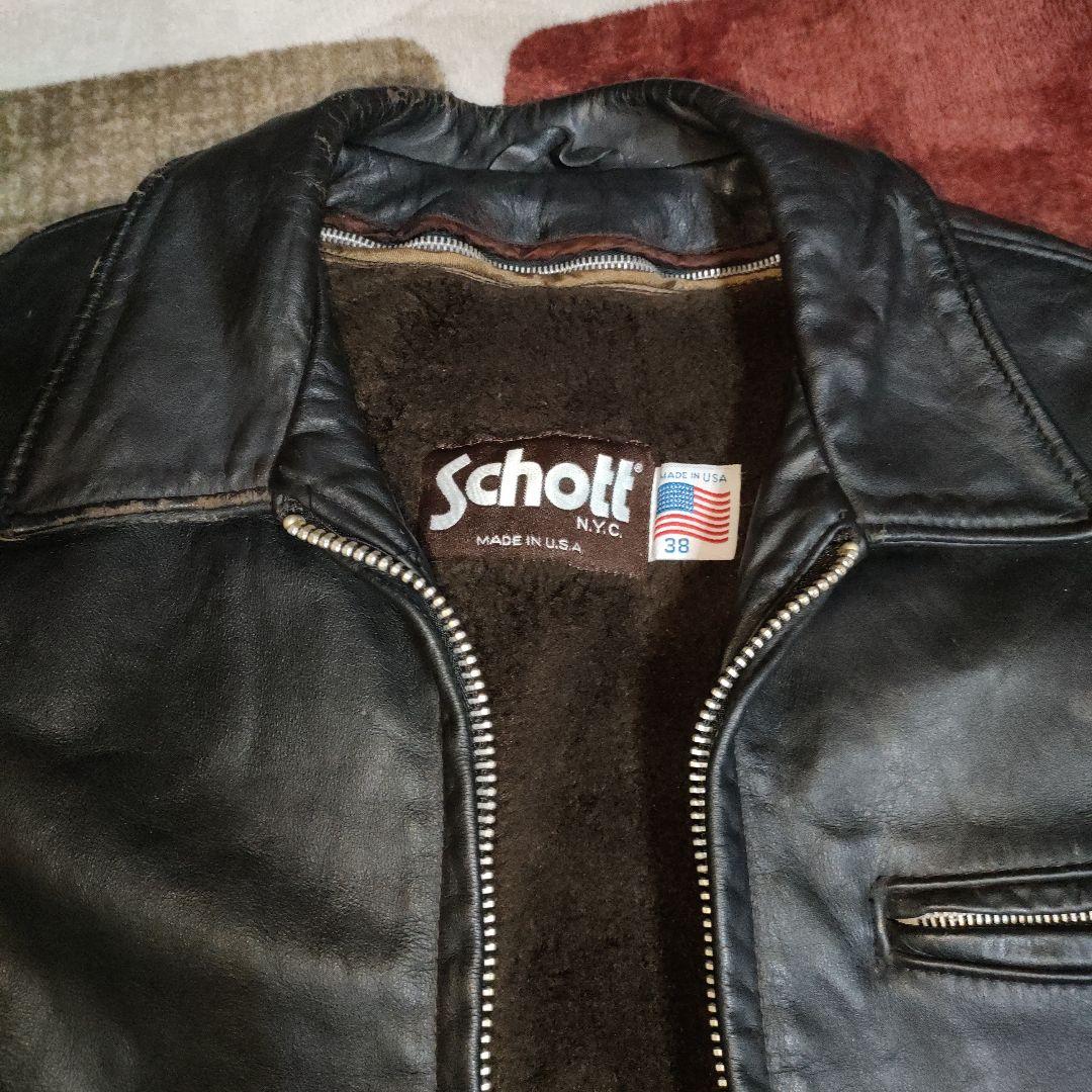 Schott サイズ38用 インナーボアライナー ブラウン184SM 交換も可