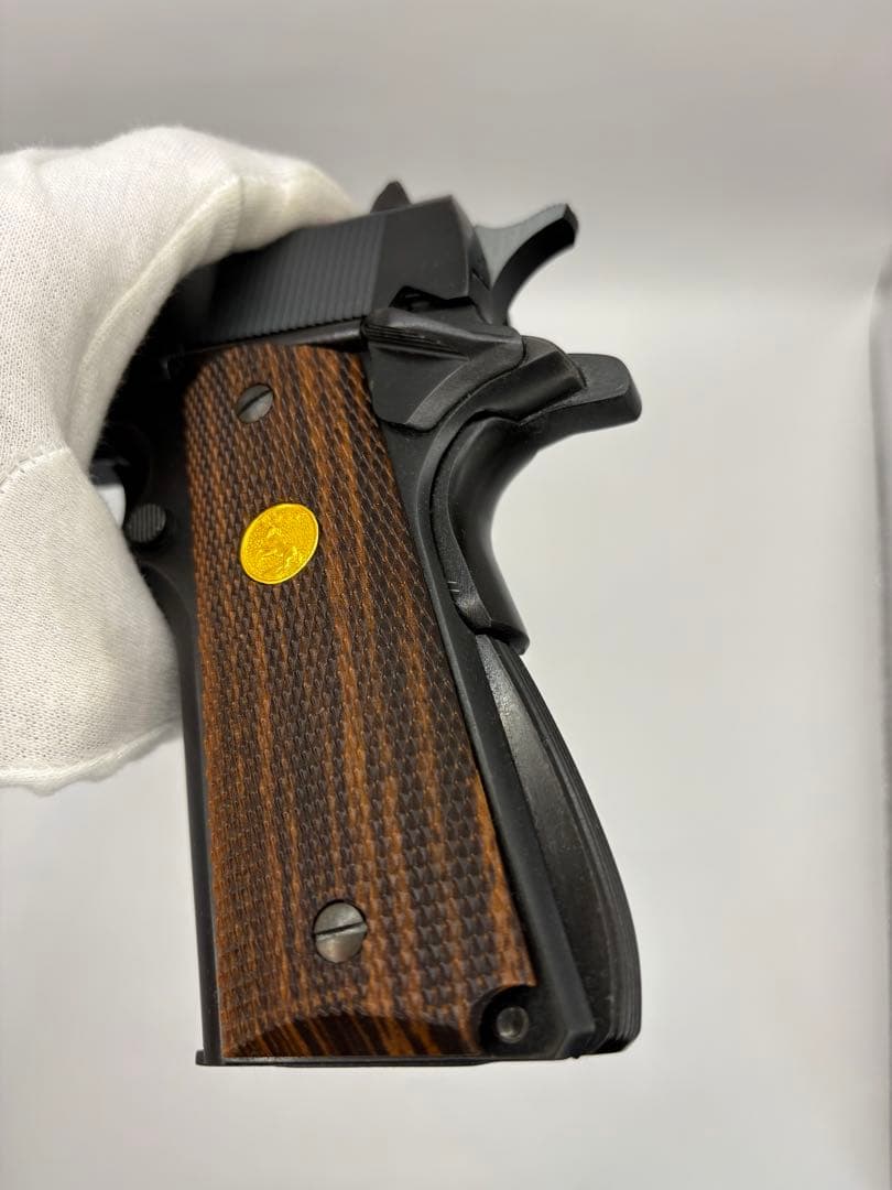 WA コルト MKIVシリーズ70 リアルスチール Ver. 木製スタンド