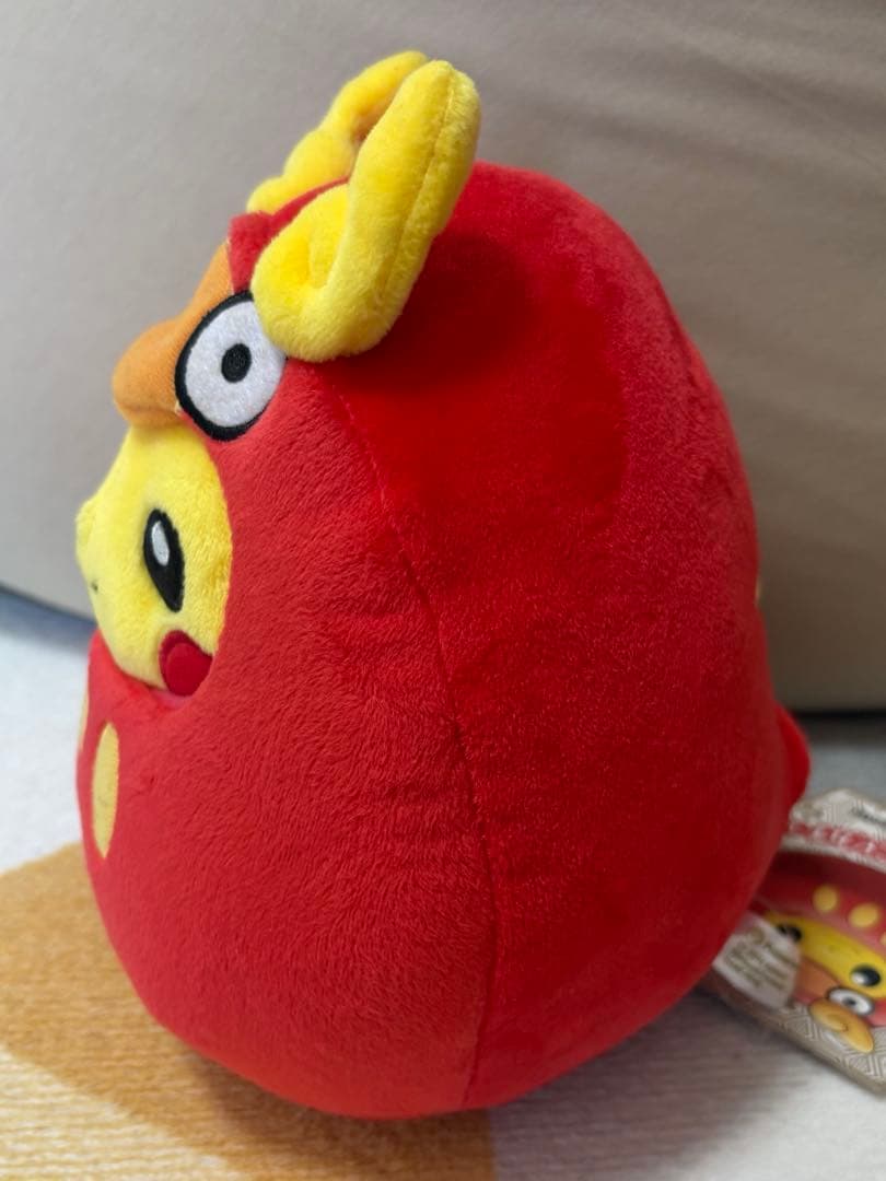 (タグ付き) ダルマッカごっこピカチュウ　ぬいぐるみ