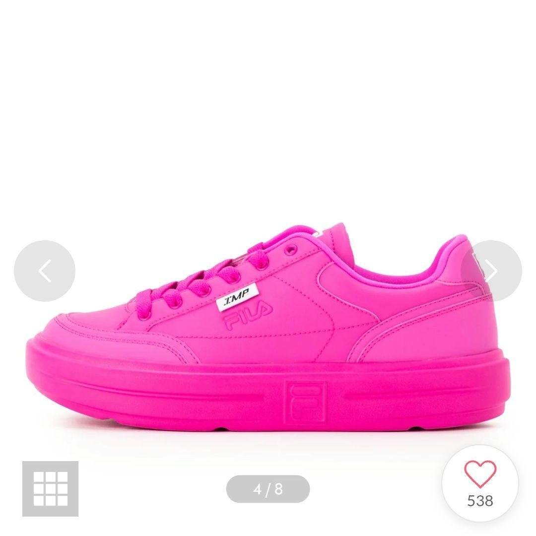 FILA×IMP.コラボ マゼンタピンク スニーカー 25cm - メルカリ