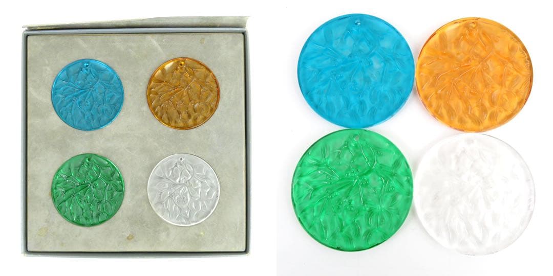 139 LALIOUE ラリック noel クリスマスオーナメント 4点セット