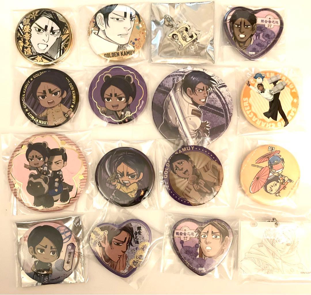 ゴールデンカムイ 鯉登 缶バッジ 12個セット