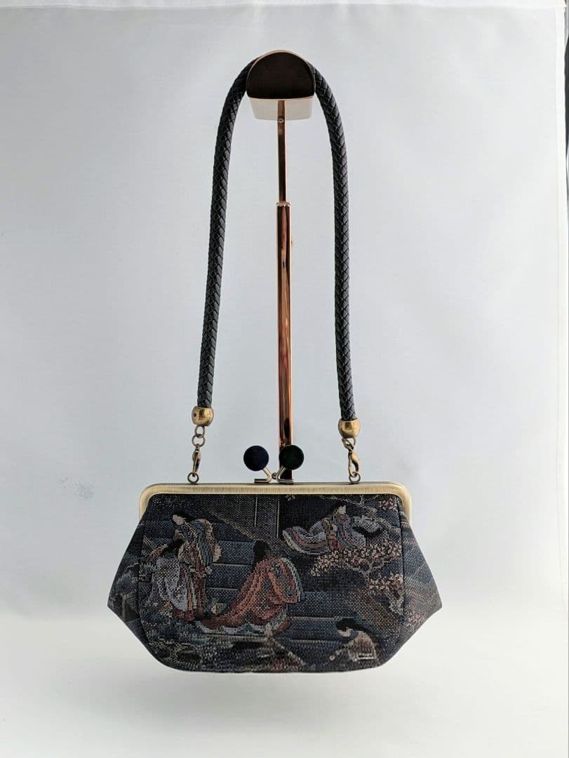 Miyuki窓口 大島紬 がばっとコスメポーチ　　 お2つ