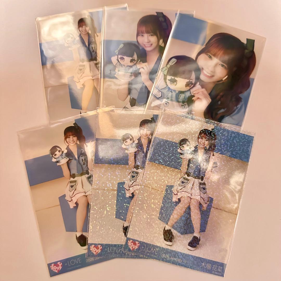 LOVE 大場花菜 モーリーファンタジーコラボ 生写真 コンプ サバイバル