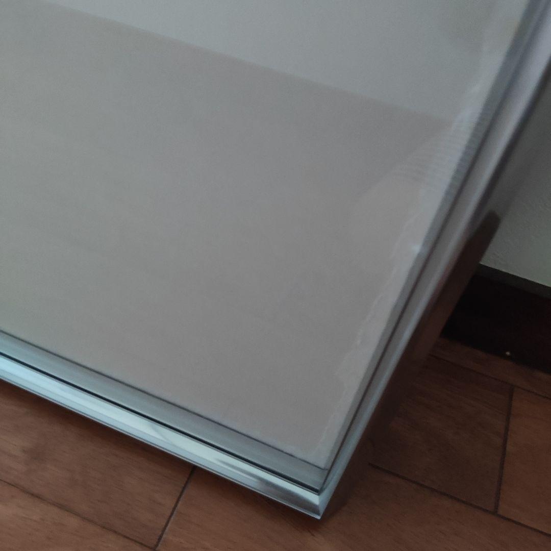 お値下げ！書道額 アルミニウム製シルバーフレーム 大正方形 箱使用感あり