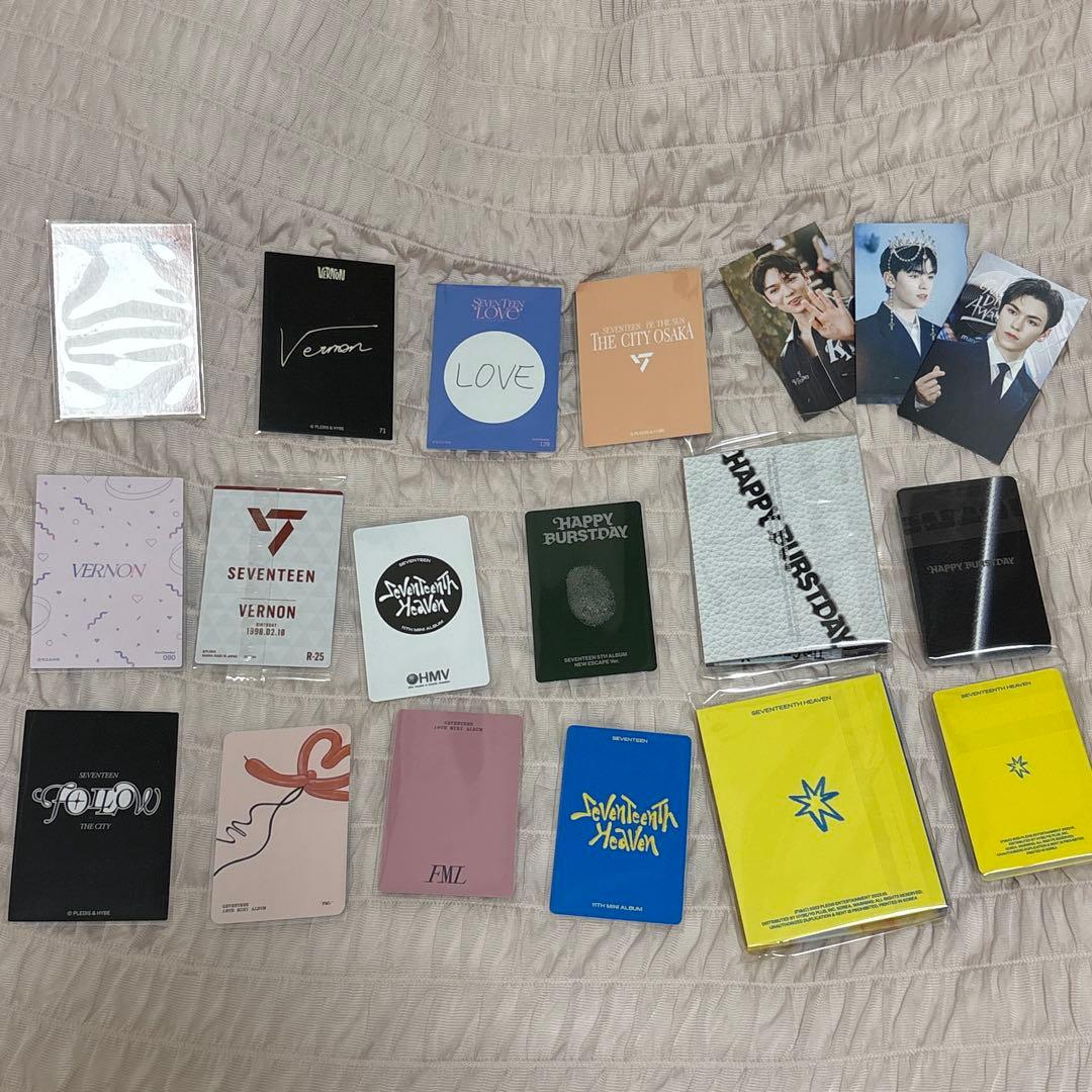 SEVENTEENバーノン トレカセット - メルカリ