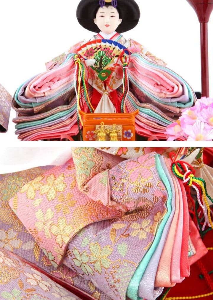 雛人形 コンパクト ひな人形 雛 ケース飾り 親王飾り 清玉作 芥子親王