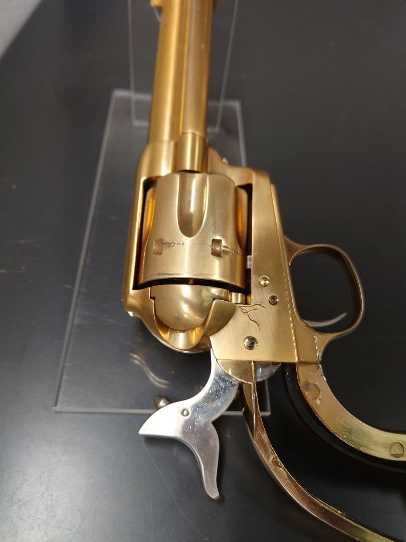 マルシン　コルト　SAA45 金属　22kメッキ　モデルガン 　グリップ無し