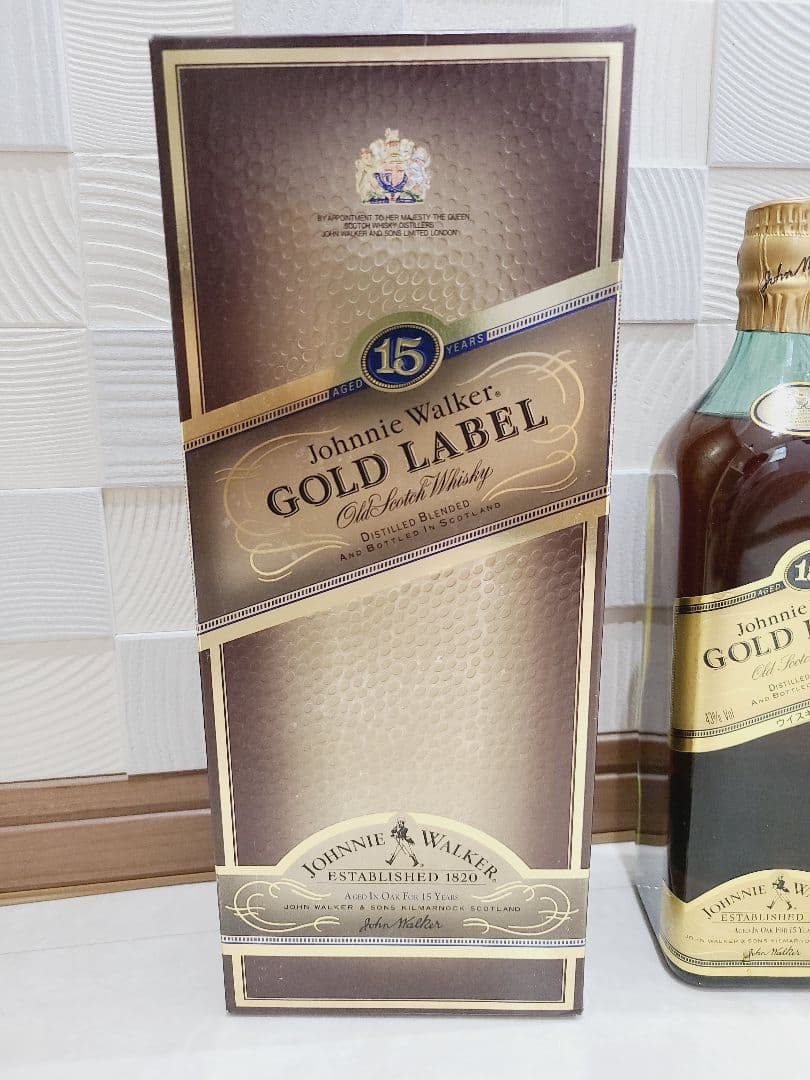 ジョニーウォーカーGold Label 15年 ギフトボックス入り