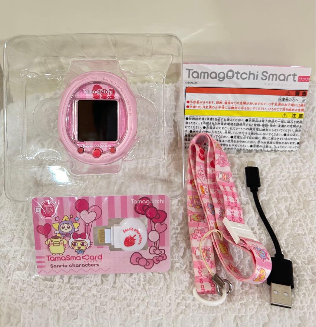 通電確認済み たまごっちスマート サンリオキャラクタースペシャルセット ピンク