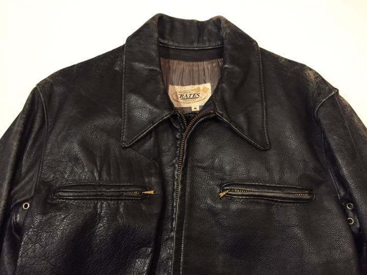 BATES レザージャケット ヴィンテージ シングル 60s 70s