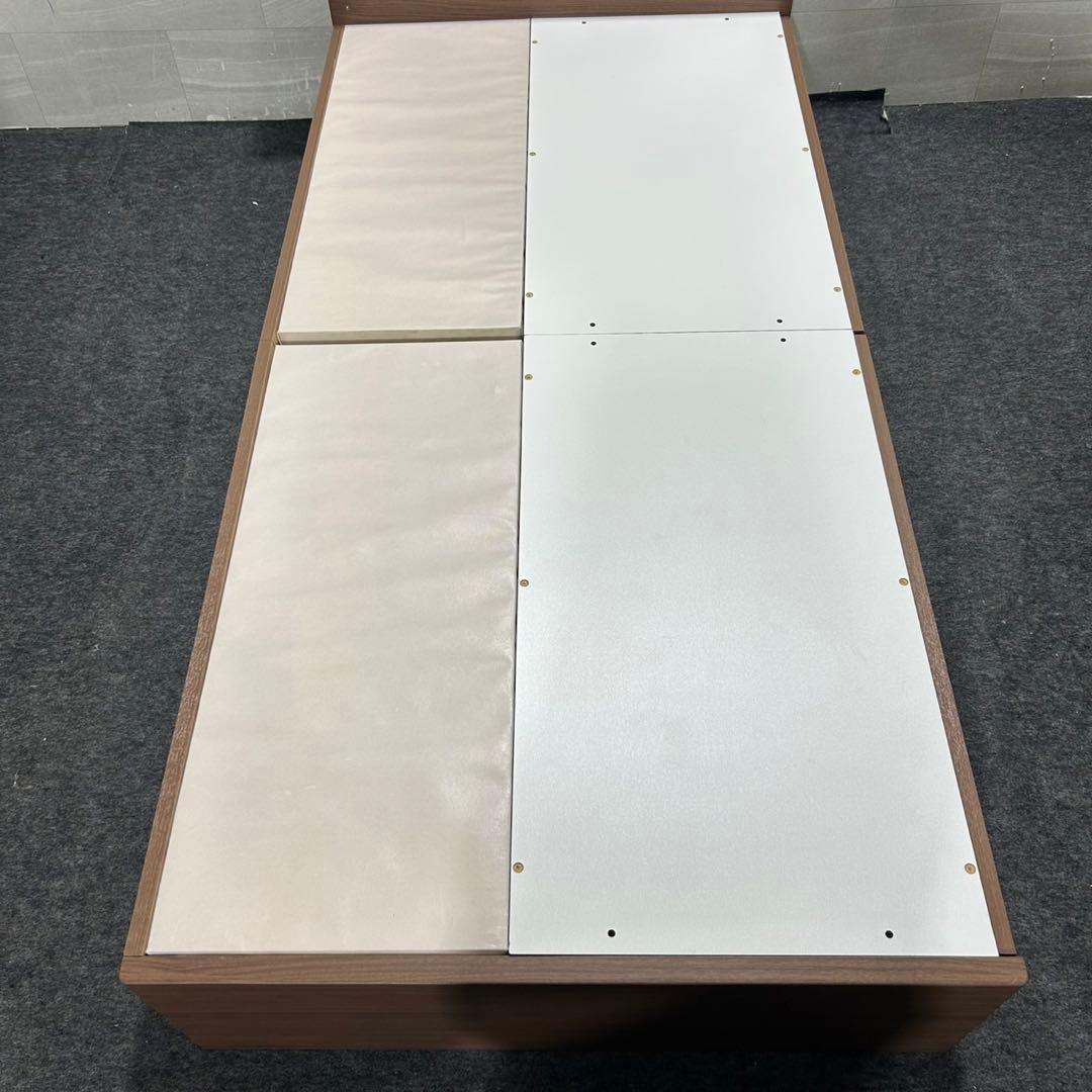 ニトリ ベッドフレーム カイト3 収納 コンセント シングル 格安 d4523