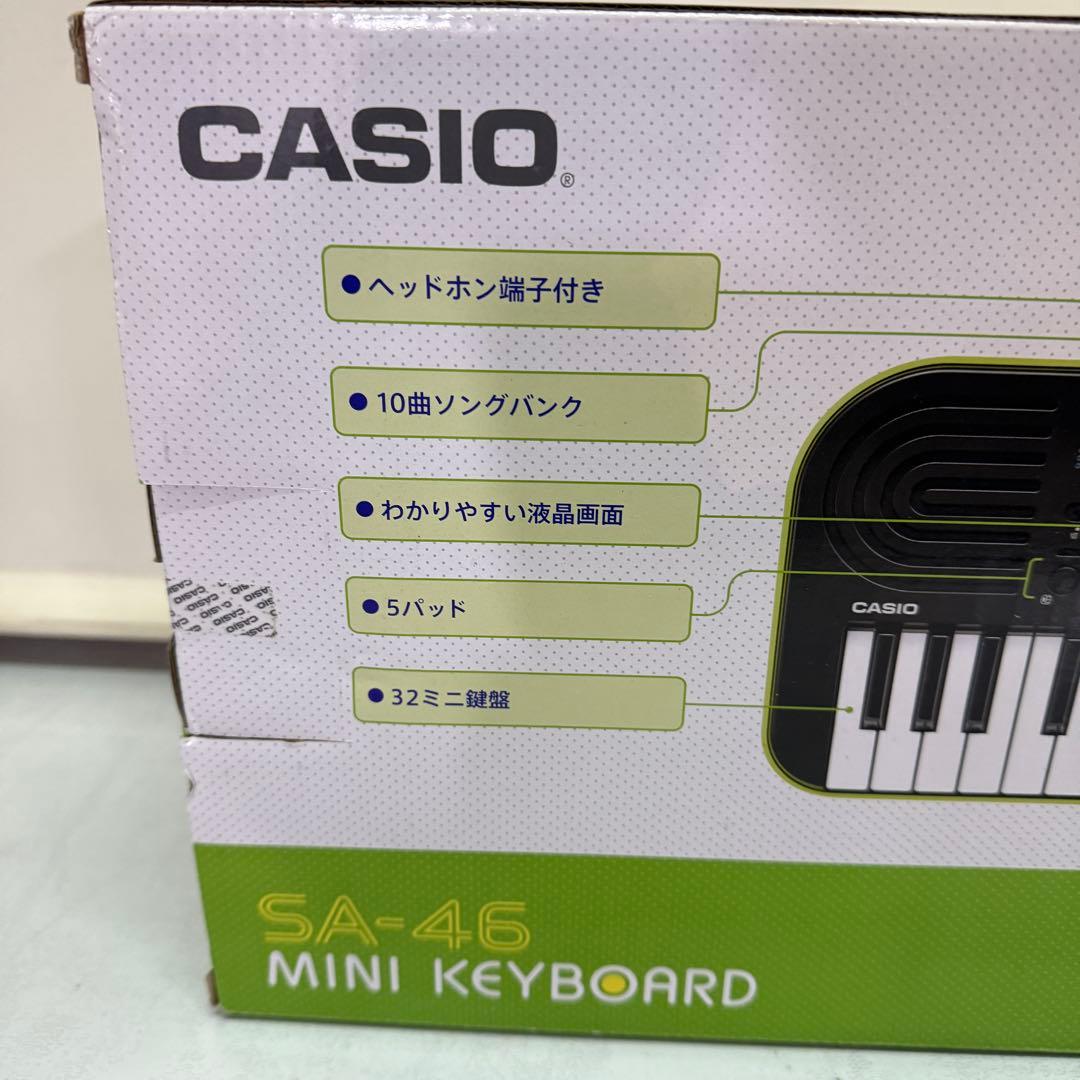 未開封】カシオ ミニ キーボードSA-46 2点まとめ売り