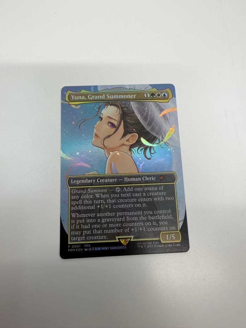 MTG 大召喚士、ユウナ コマンダーリーグ プロモ 英語版