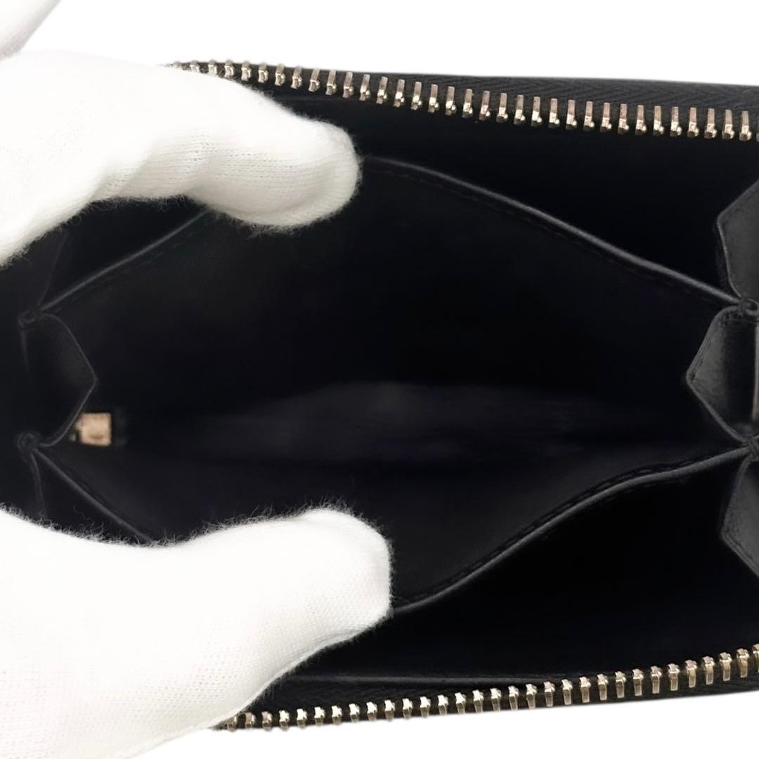 美品 グッチ マイクロシマ ケース 財布 小銭入れ カード コンパクト 黒