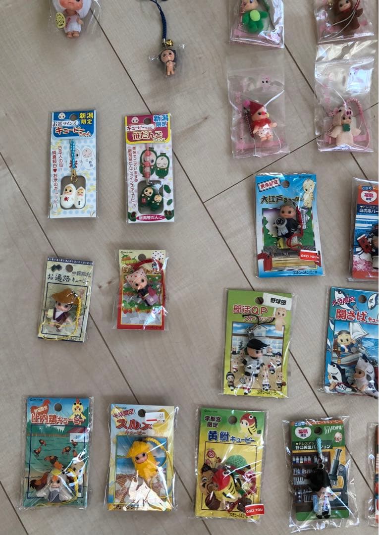 ☆未使用☆ご当地 限定 キューピー ストラップ 50個セット まとめ売り