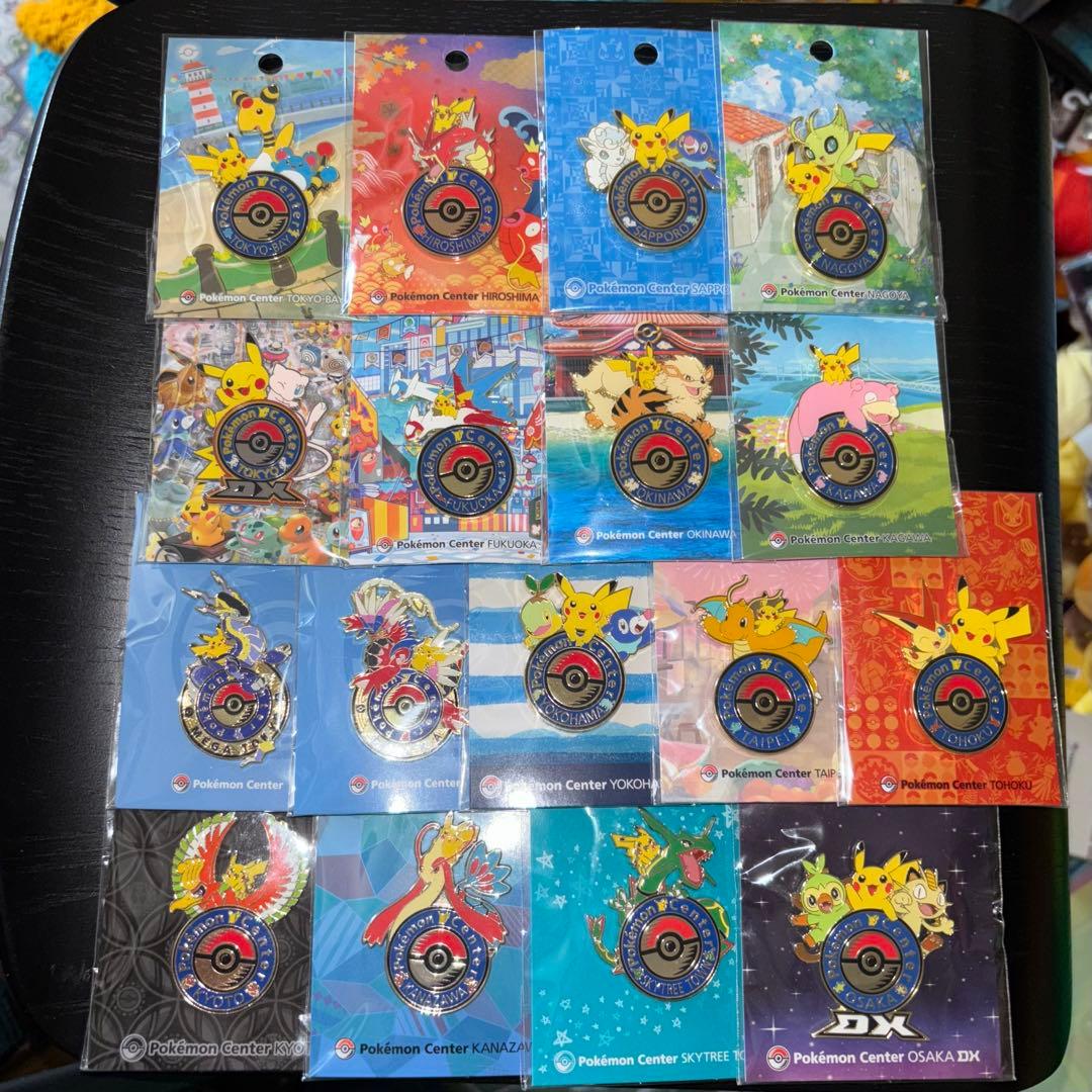 ポケモンセンター ピンズ ロゴピンズ ヨコハマ カナザワ キョウト