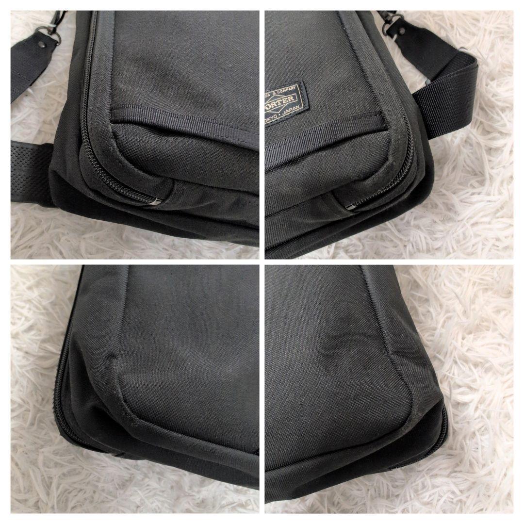 美品 A4可✨PORTER ポーター クリップ ブリーフケース 2way 2層式
